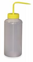 1TML5 Wash Bottle, Yellow, Polypropylene