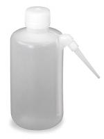 1TMN3 Wash Bottle, Polypropylene, Clear