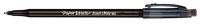 1TNK2 Ballpoint Pen, Retractable, Med, Blk, PK 12