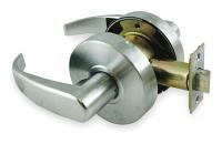1TPK5 Lever Lockset, Medium Duty, Chrome, Passage