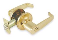 2VMW2 Lever Lockset, Angled, Brass