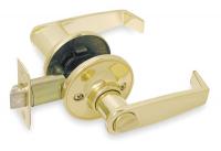 1TPN1 Lever Lockset, Light Duty, Brass, Privacy