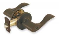 2VMW5 Lever Lockset, Beaver Tail, Bronze