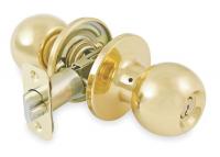 1TPT1 Light Duty Knob Lockset, Ball, Entrance