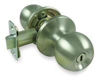 1TPT7 Light Duty Knob Lockset, Ball, Privacy
