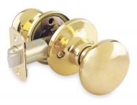 1TPU9 Lgt Duty Knob Lockset, Flat Ball, Passage