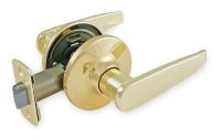1TPW5 Lever Lockset, Light Duty, Brass, Privacy