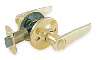 1TPW6 Lever Lockset, Light Duty, Brass, Passage