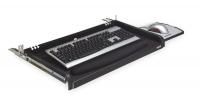 1TRV3 Under-Desk Keyboard Drawer, 3-1/2in, Blk