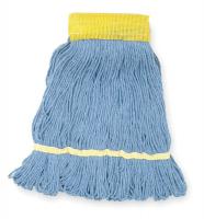 1TYK9 Wet Mop, Small, Blue, Looped End