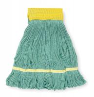 1TYL1 Wet Mop, Small, Green, Looped End