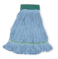 1TYL4 Wet Mop, Medium, Blue, Looped End