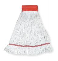 1TYL7 Wet Mop, Large, White, Looped End