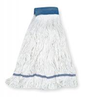 1TYN2 Wet Mop, XL, White, Looped End