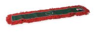 1TZB5 Dust Mop, Cotton, Sz 48 In, Red/Green