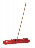 1TZB7 Dust Mop Kit, Cotton, 36 In., Launderable