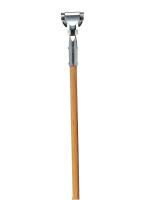 1TZG8 Dust Mop Handle, 60In., Wood, Natural