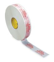 24A794 Carton Tape, Red on White, 48mm x 914m