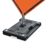 1UBN9 Sign Stand, Traffic, Stackable, 41 Lbs