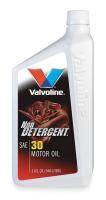 1UBY5 Valvoline, Non Detergent, SAE 30, 1 Qt