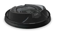 1UCV3 Lid, Plastic, Black, PK1000