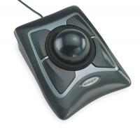 1UEE3 Trackball Mouse, Corded, Optical, Black