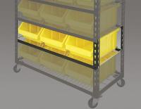 1UGK9 Bin Rack Additional Level, W 10, D 15