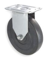 1UHK2 Rigid Plate Caster, 115 lb, 4 In Dia