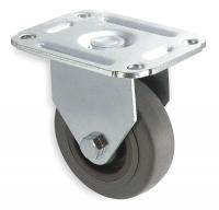 1UHN1 Rigid Plate Caster, 135 lb, 4 In Dia