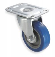 1UHN4 Swivel Plate Caster, 140 lb, 4 In Dia