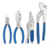 1UKP3 Plier Set, Dipped Grip, American Nose, 4 PC