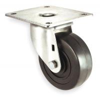 1UKP8 Swivel Plate Caster, 200 lb, 4 In Dia