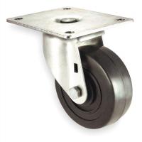 1UKU4 Swivel Plate Caster, 300 lb, 4 In Dia