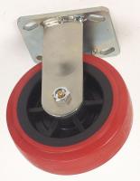 1ULK3 Rigid Plate Caster, 750 lb, 5 In Dia