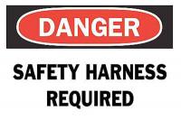 1UN19 Danger Sign, 10 x 14In, R and BK/WHT, ENG