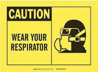1UN95 Caution Sign, 10 x 14In, BK/YEL, ENG, SURF