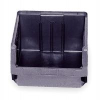 1UNJ2 Shelf Bin, Recycled, L 19 3/4, H 11 7/8, Blk
