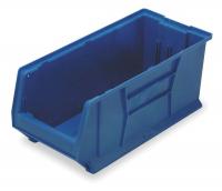 1UVP7 Stack Bin, H 9 3/4, L 28 3/8, W 10, Blue