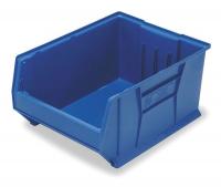 2ZMV4 Stacking Container, L35 7/8, W 16 1/2, Blue