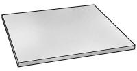 1UWE2 Sheet, UHMW, Wh, 3/8 T, 24x48 In