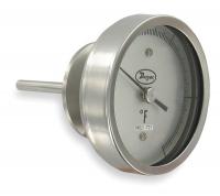 1UZX5 Bimetal Thermom, 3 In Dial, -40 to 160F