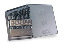 1V689 Screw Mach Drill Set, Aircraft, 21 PC, HSS