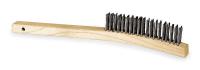 1VAG6 Scratch Brush, Rows 3 x 19, Carbon Steel