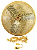 1VCH4 Safety Yellow AirCirc, 24 In, 6100cfm, 115V