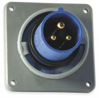 1VCJ7 IEC Pin &amp; Sleeve, Inlet, 20A, 250V