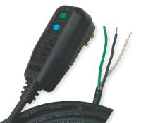 1VCT7 GFCI Cord Set, Auto Reset, 15A, 120V, 15Ft