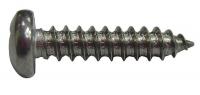 1VE52 Metal Screw, Pan, #6, 5/8 In L, PK 100