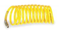 1VEH7 Coiled Air Hose, 1/4 In ID x 12 Ft, Nylon