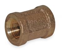 1VFD7 Coupling, Red Brass, 3/8 In, 150 PSI