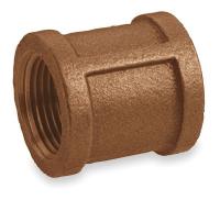 1VFE8 Coupling, Red Brass, 1 1/2 In, 150 PSI